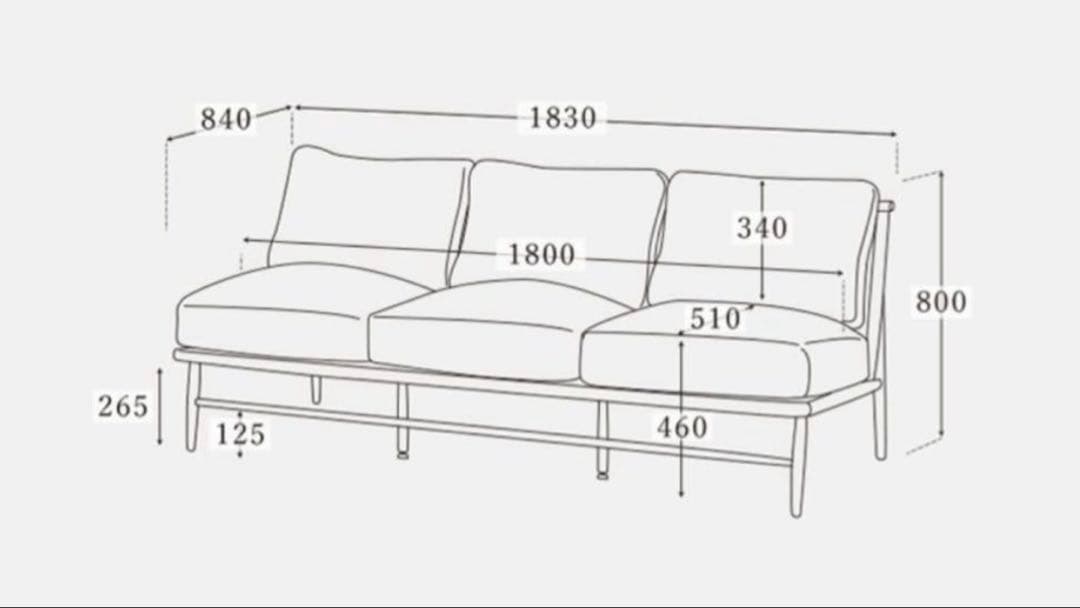 3/3までの出品‼️【美品】MOMONATURAL CLOUD SOFA