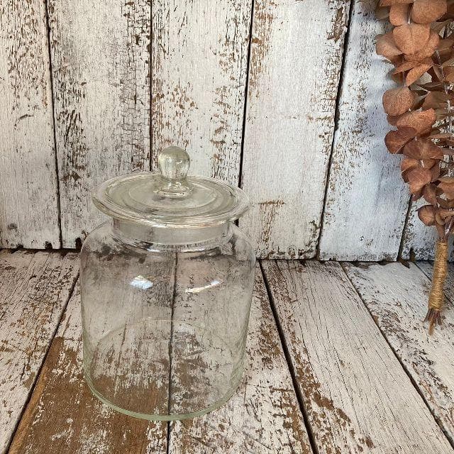 ヴィンテージ ガラス瓶 古硝子 ボトル 保存容器 花瓶 フラワーベース 花器