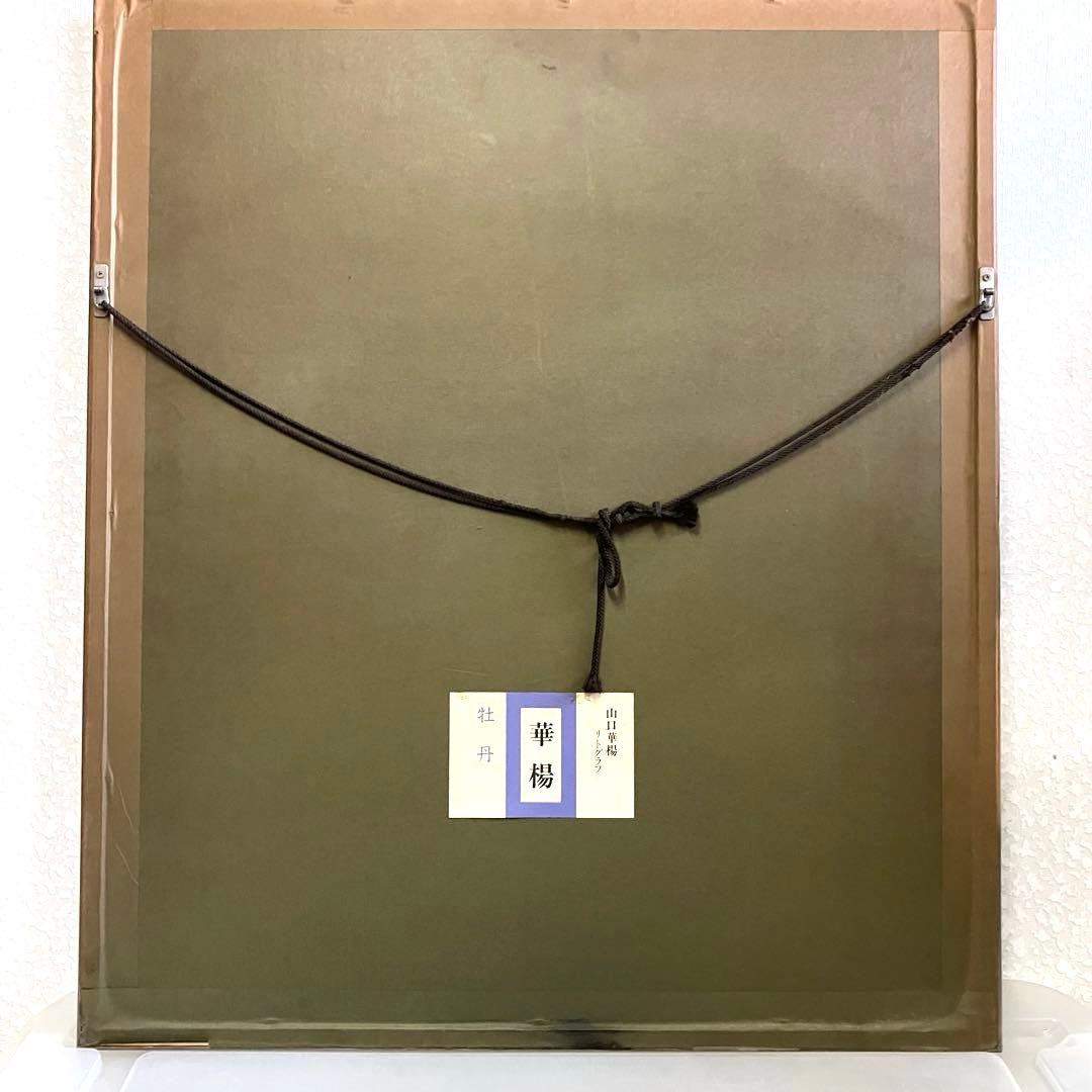 山口華楊　(牡丹) リトグラフ 79 / 300