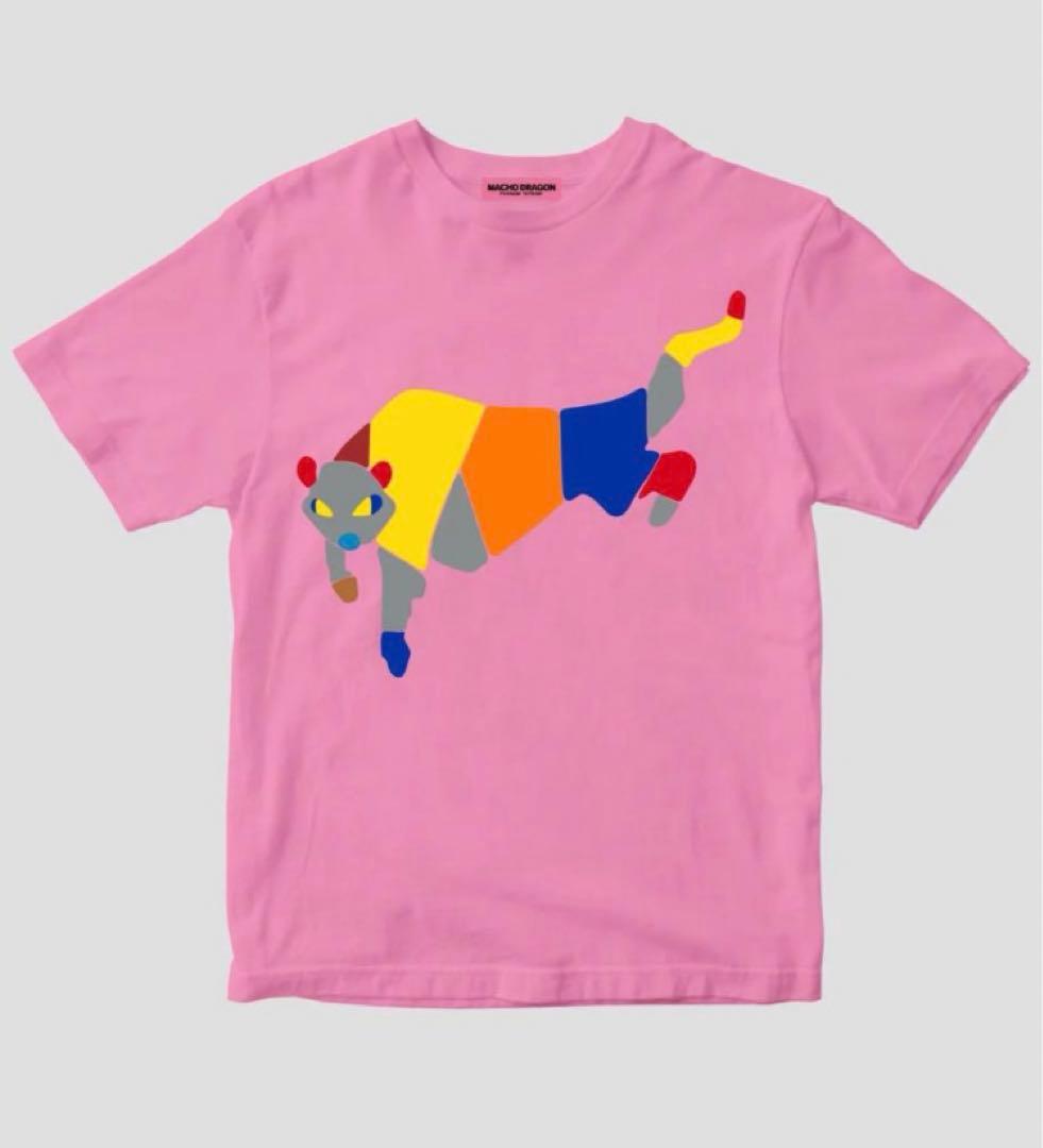 マッチョドラゴン Tシャツ ピンクXLサイズ 新品未使用品