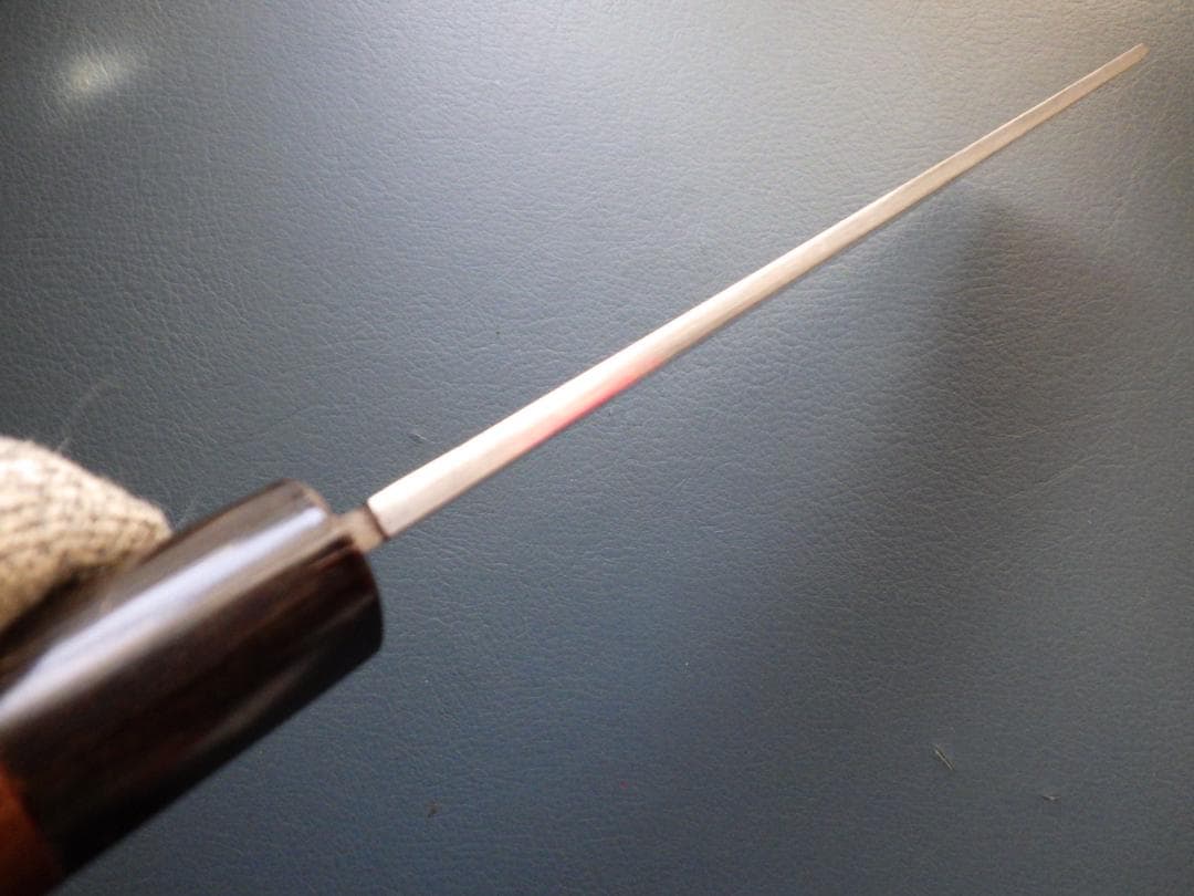 日本橋/木屋 /薄刃包丁★本水牛柄★ ▲柄尻記名有▲