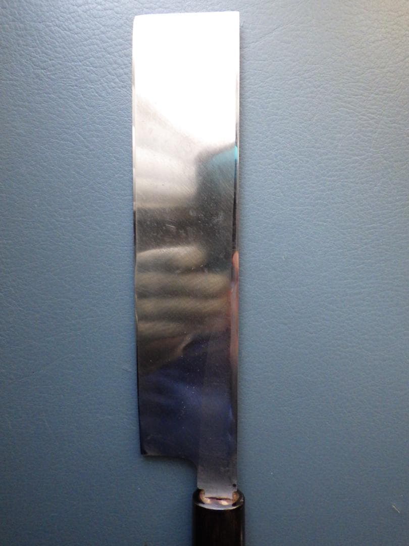 日本橋/木屋 /薄刃包丁★本水牛柄★ ▲柄尻記名有▲