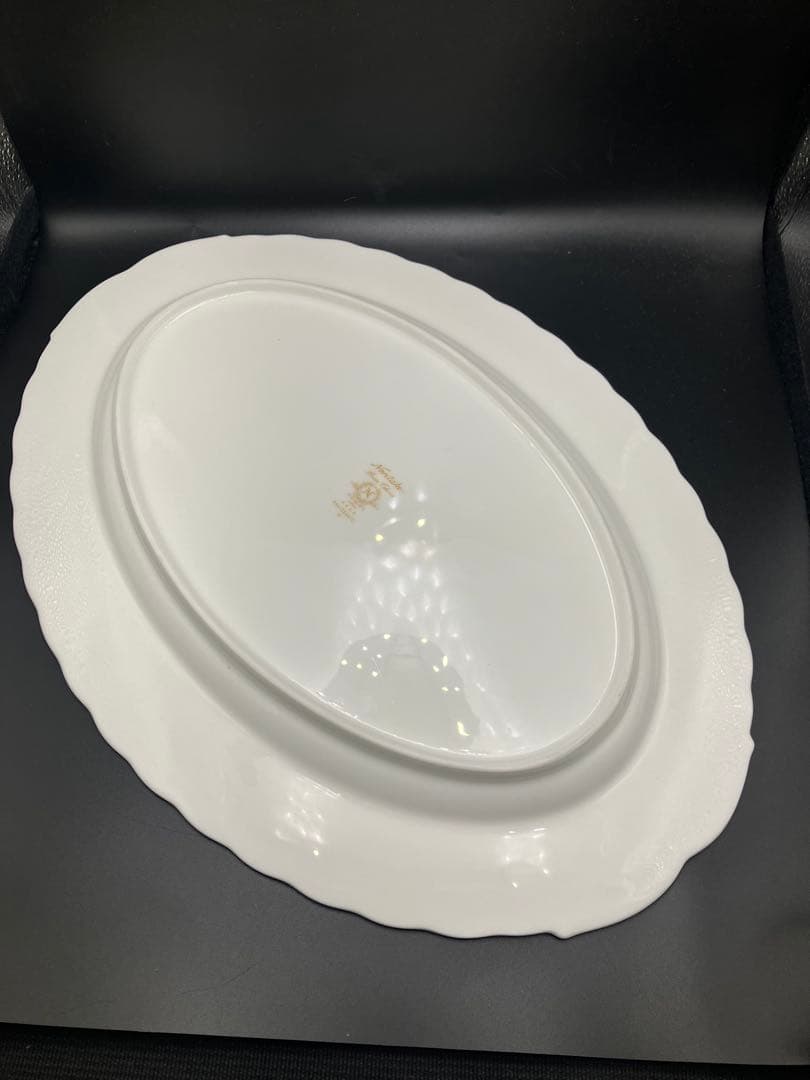【未使用品】ノリタケ　金彩オーバル大皿　Noritake
