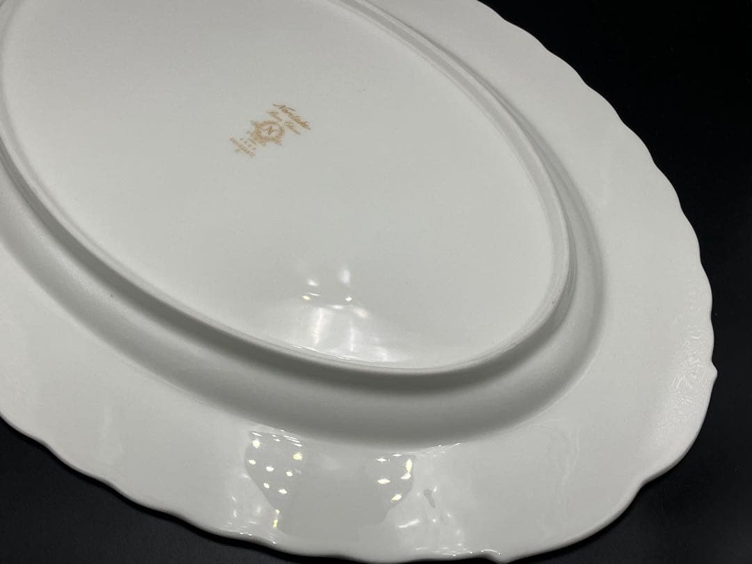 【未使用品】ノリタケ　金彩オーバル大皿　Noritake