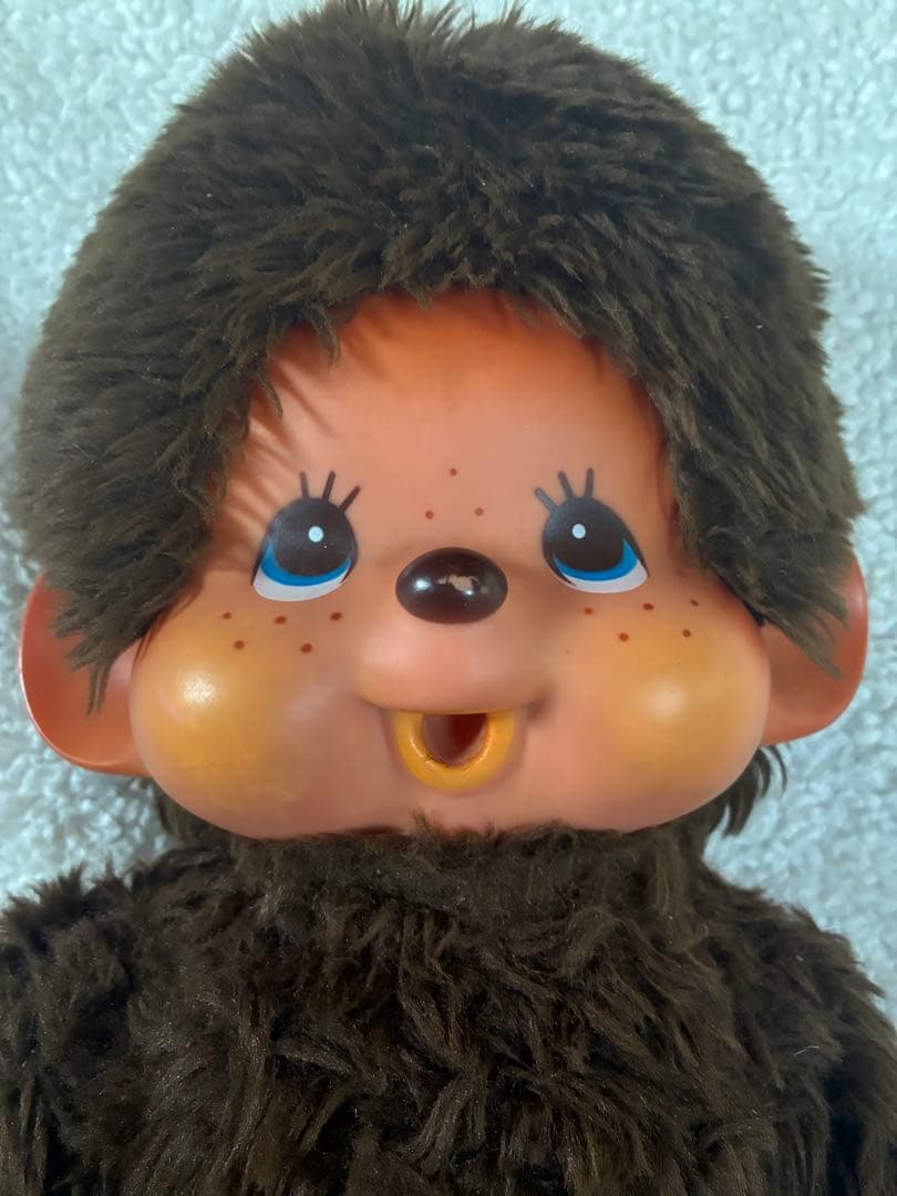 【当時物】モンチッチ45cm＋ふた子20cm・13cm 3体セット／タグ付き