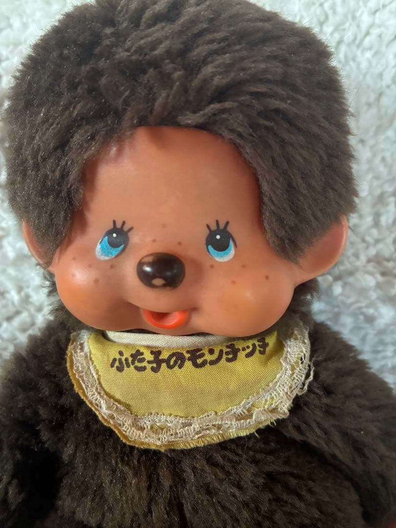 【当時物】モンチッチ45cm＋ふた子20cm・13cm 3体セット／タグ付き