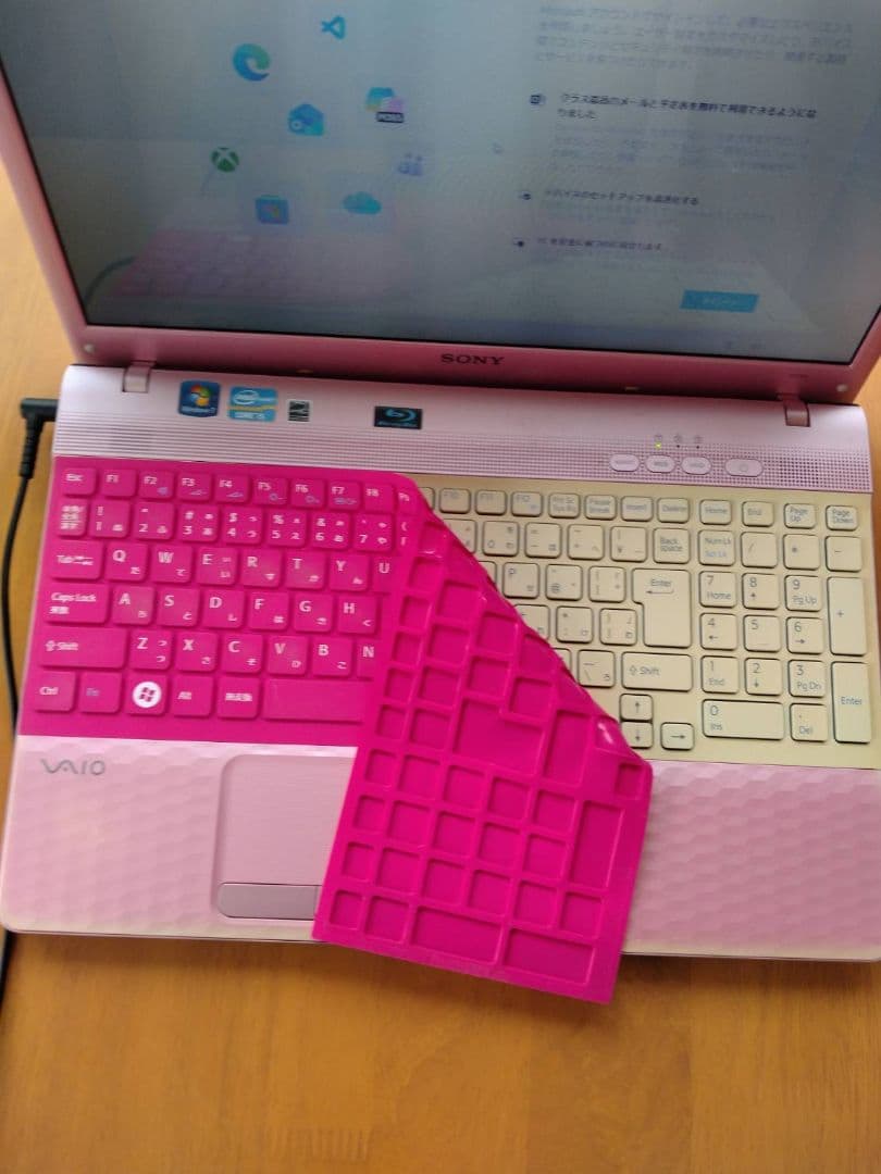 ピンクのVAIO Windows11office SSD480GBメモリ8GB