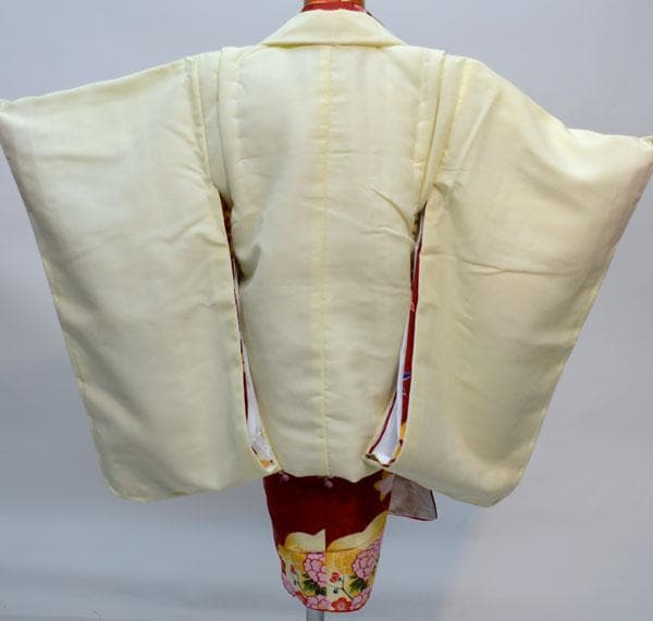 七五三 三歳 女児 被布着物セット 道行コート お仕立て無料 NO29913