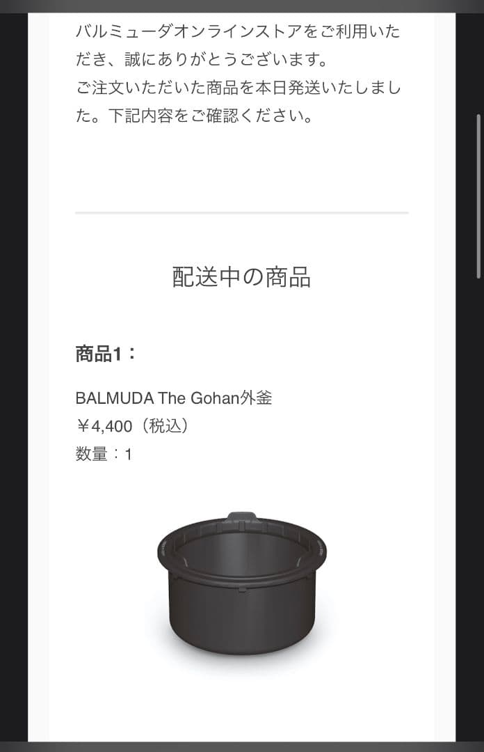 ★BALMUDA★ КОЗА-ВК 炊飯器　ブラック