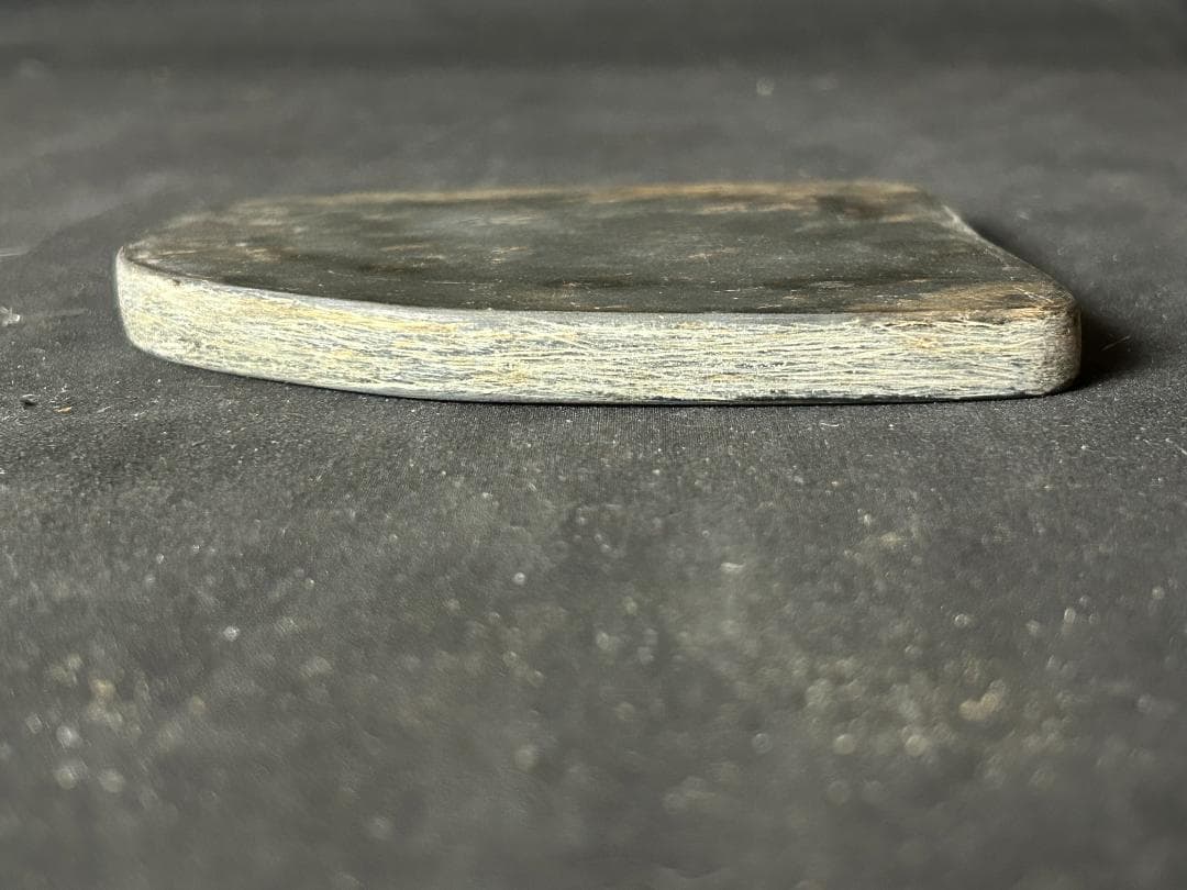 唐物 歙州硯 板硯 金星 金暈紋 書道具 中国古玩 52