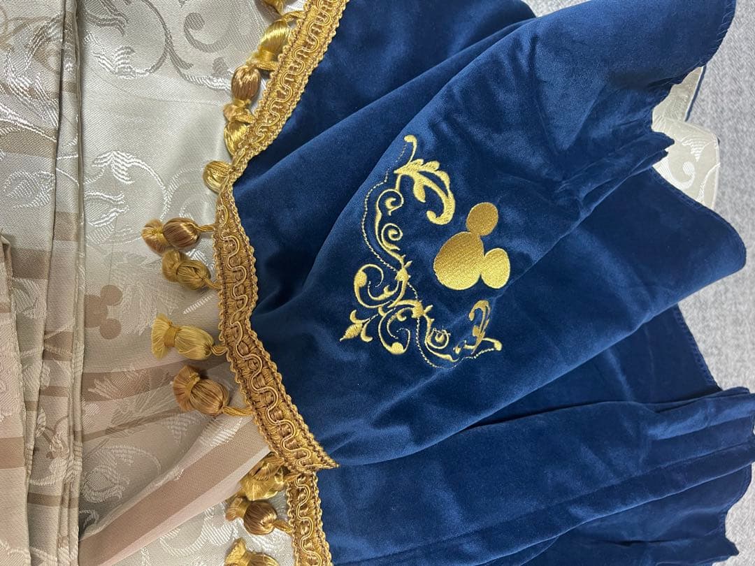 ベルメゾン　遮光・遮熱カーテン「ミッキーモチーフ」 ＜2枚組＞　ミラコスタ