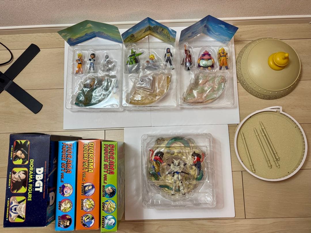 ドラゴンボールZ GT DVD ジオラマフィギュア カリン塔ディスプレイ付き