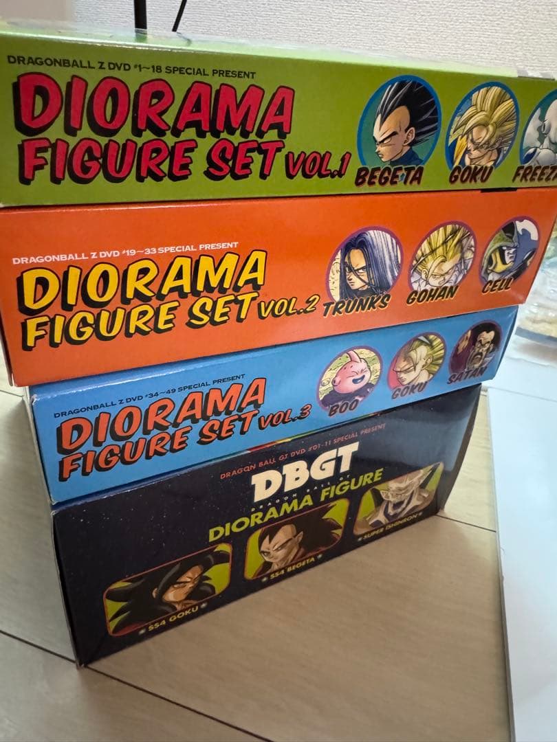 ドラゴンボールZ GT DVD ジオラマフィギュア カリン塔ディスプレイ付き