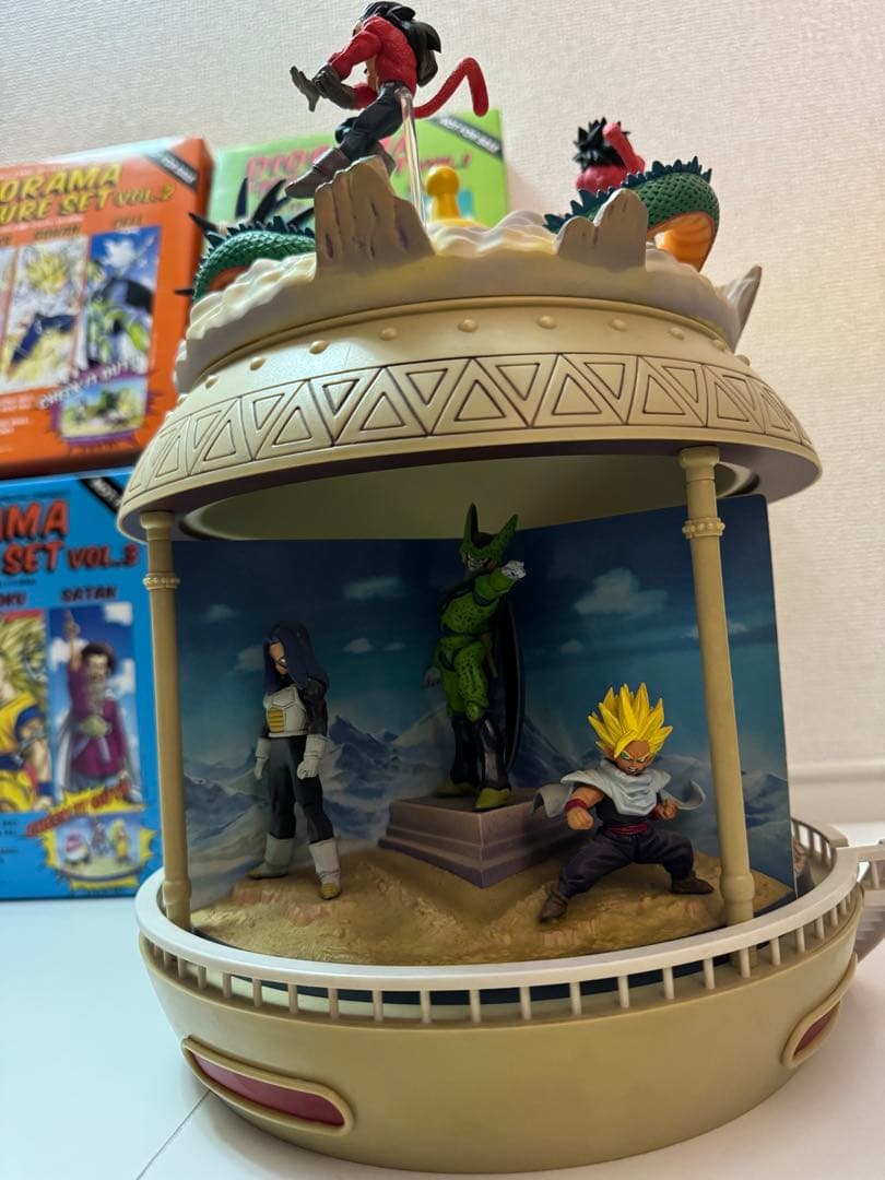 ドラゴンボールZ GT DVD ジオラマフィギュア カリン塔ディスプレイ付き