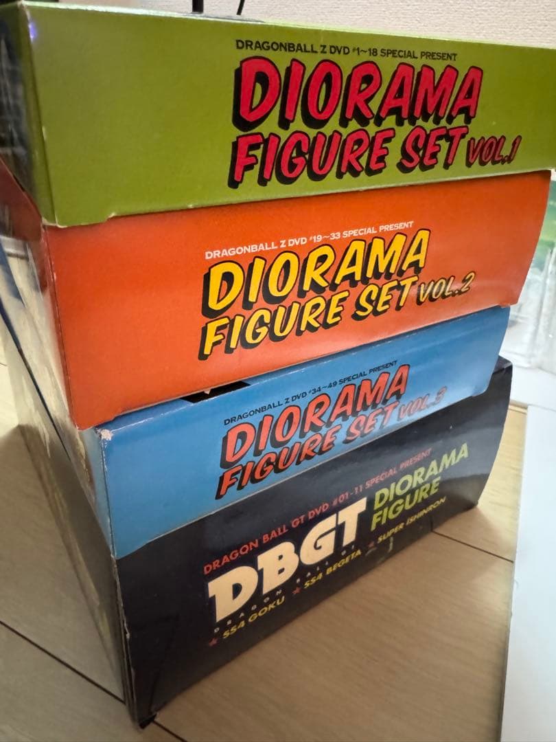 ドラゴンボールZ GT DVD ジオラマフィギュア カリン塔ディスプレイ付き