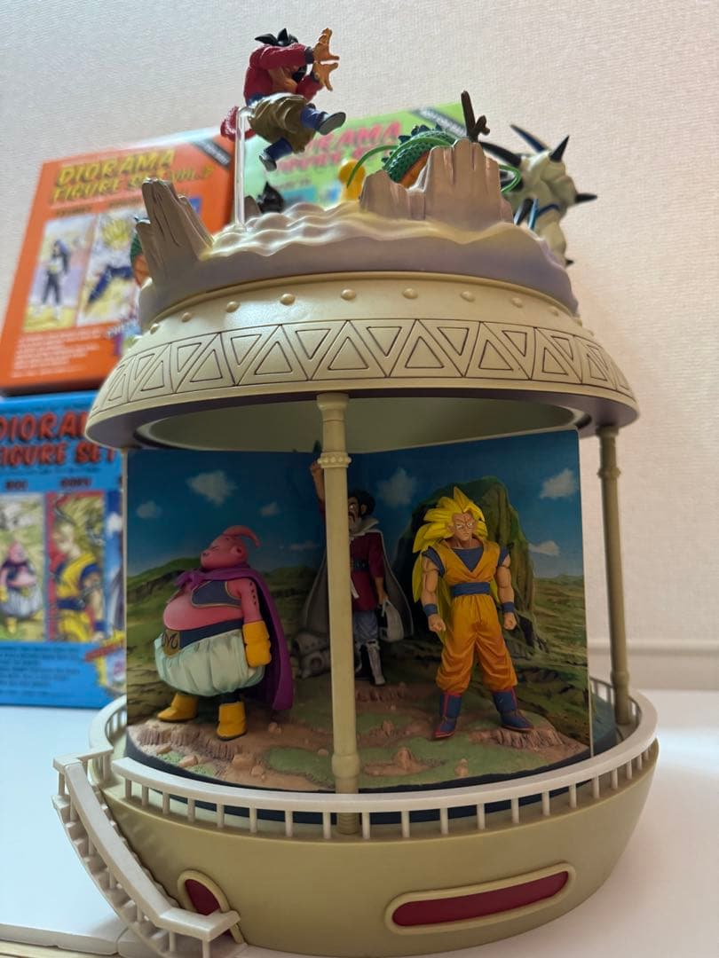 ドラゴンボールZ GT DVD ジオラマフィギュア カリン塔ディスプレイ付き