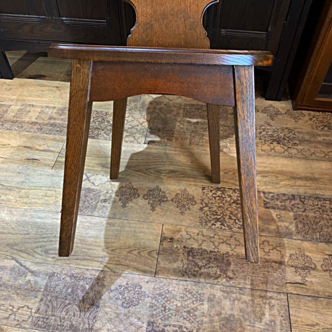 オーク材　椅子