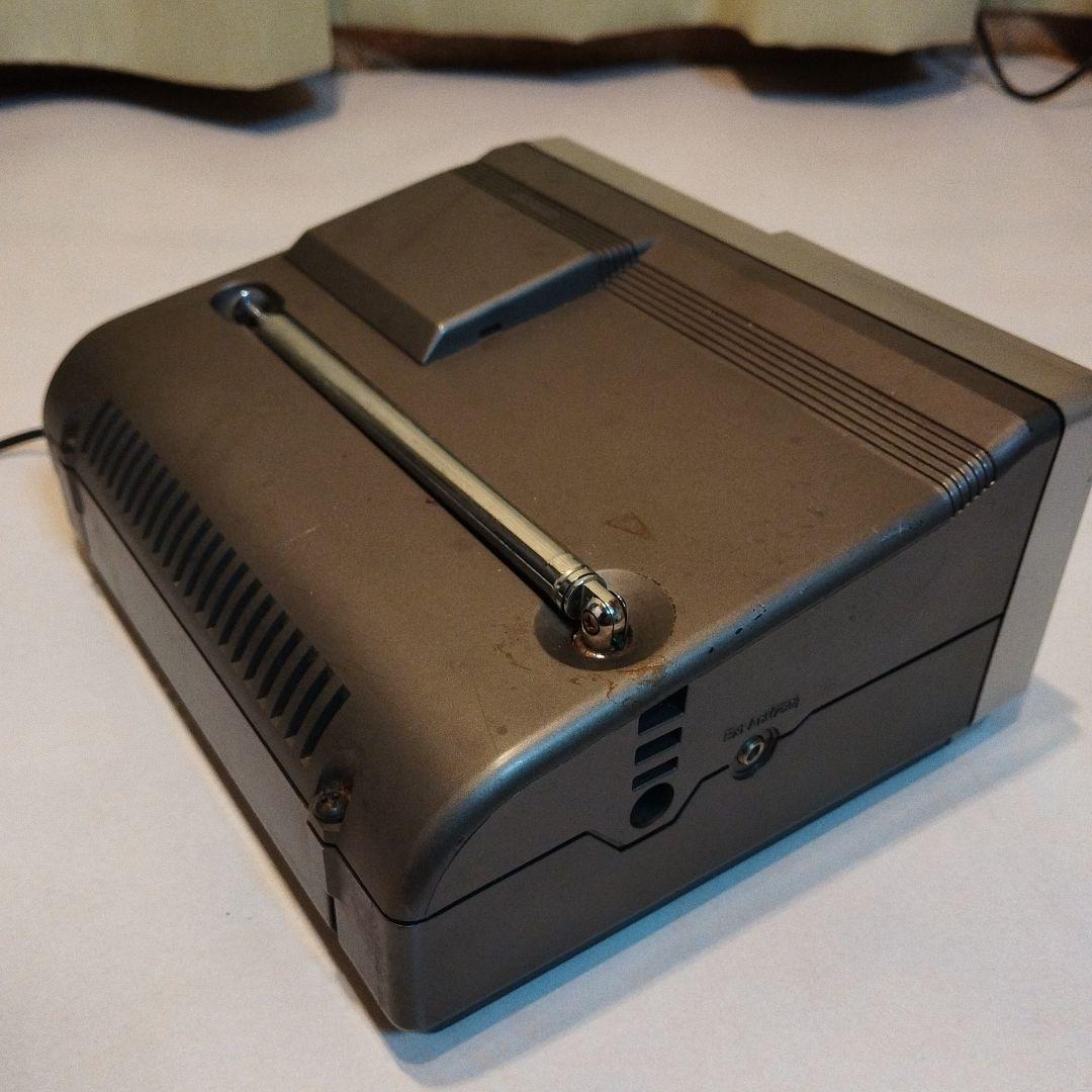 1982年　車用白黒　ナショナルカーテレビ　ブラウン管テレビ