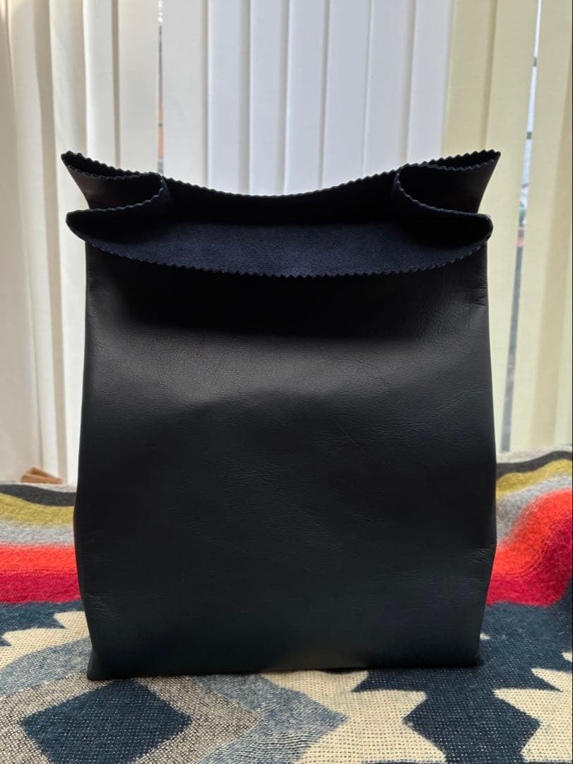 ビ*ケ様 紙袋ならぬ 革袋 クラッチVer 本革 バッグ 手縫いクラッチバッグ