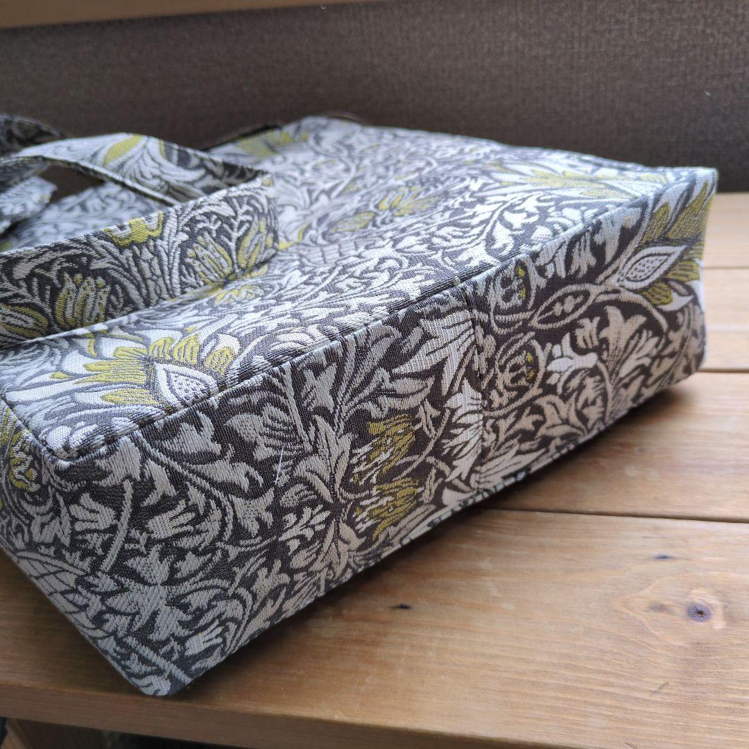 ウイリアムモリス〈スネークヘッド〉蓋付ショルダーバック