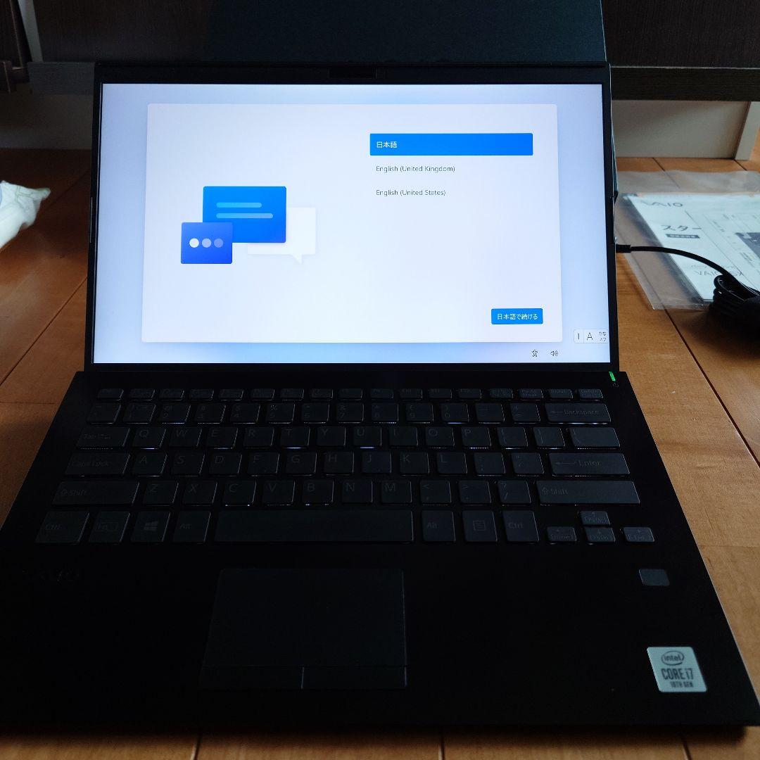 Windowsノート本体 VAIO SX14 ALLBLACK 10710U 16GB 4K 1TB