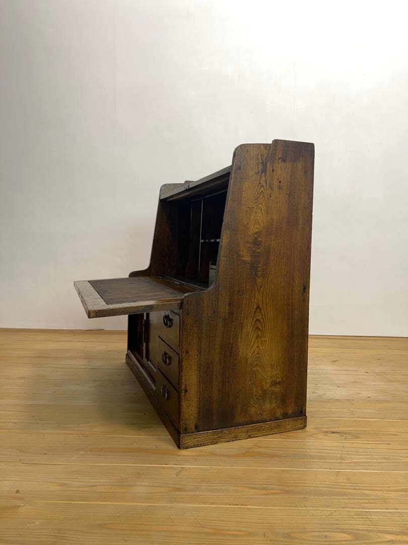 木製　デスク　机　M102　古道具　古家具　ビンテージ　アンティーク　レトロ