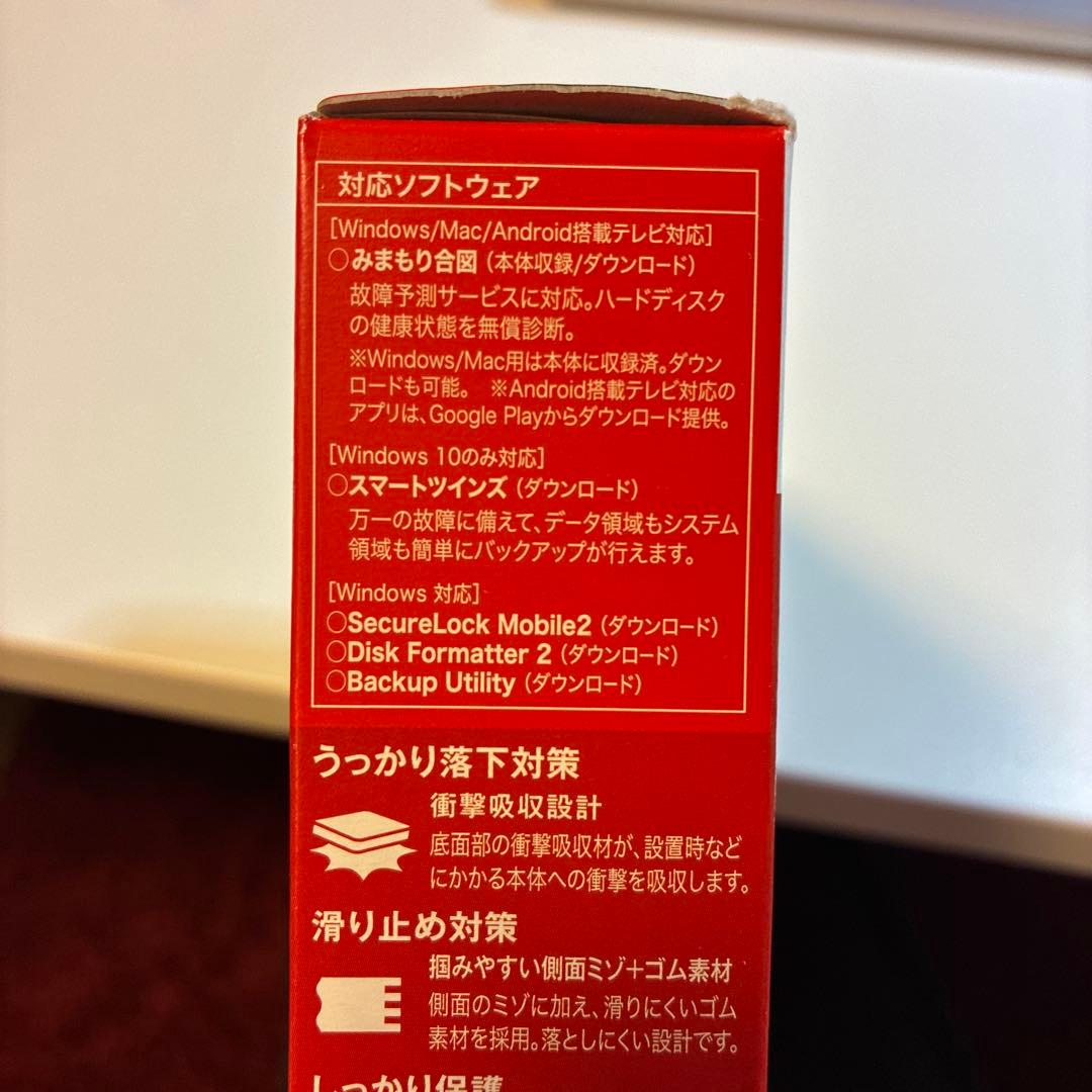 BUFFALO 1.0TB ポータブルHDD HD-PCG1.0U3-BBA