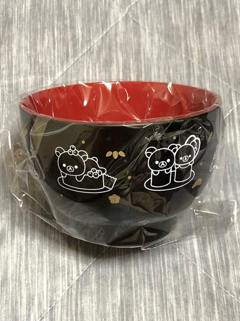 リラックマ ソフビバンク ミニ 温泉ソーラーマスコット リラックマ寿司 おわん