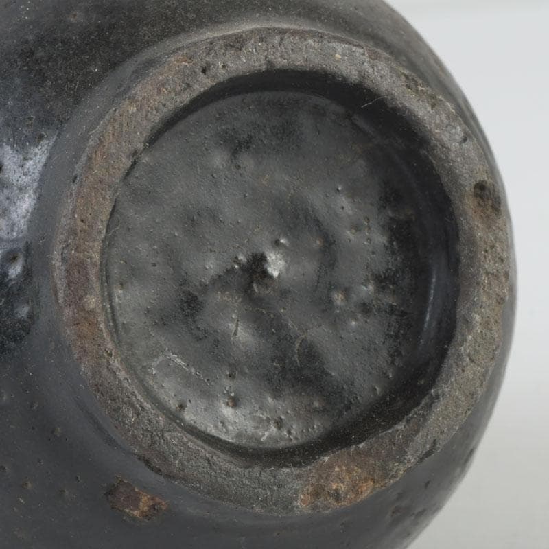 朝鮮美術　李朝　黒釉　執壷　水注　V　A18