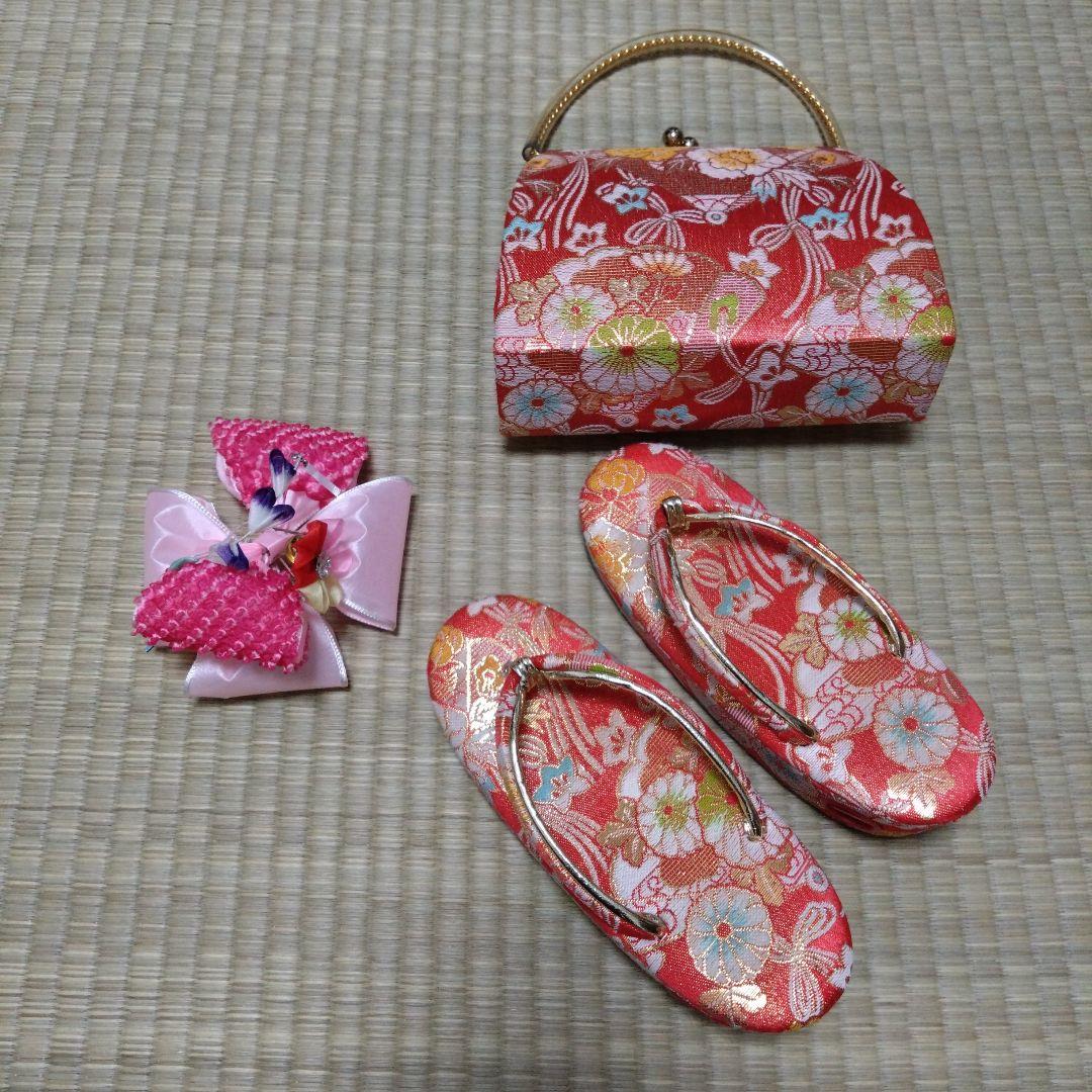 七五三　女の子　3歳　着物・被布・小物セット