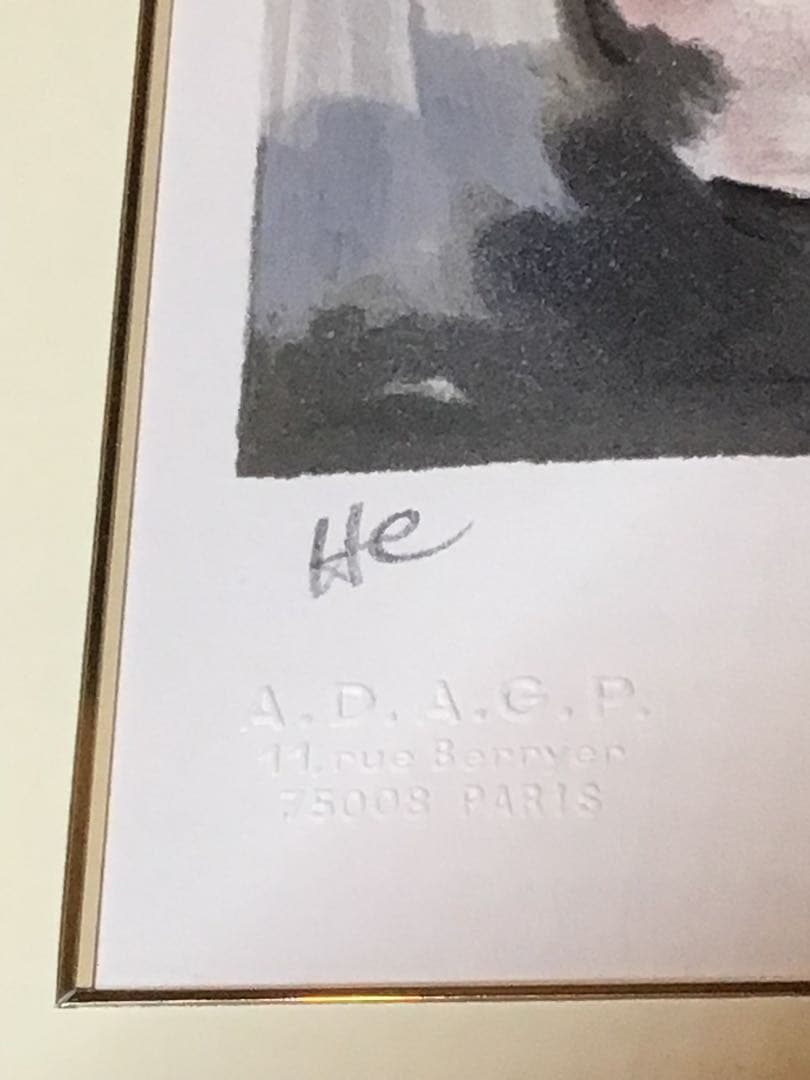 ◉真作保証◉マリー ローランサン◉美品 リトグラフ He版◉正規ADAGP認可