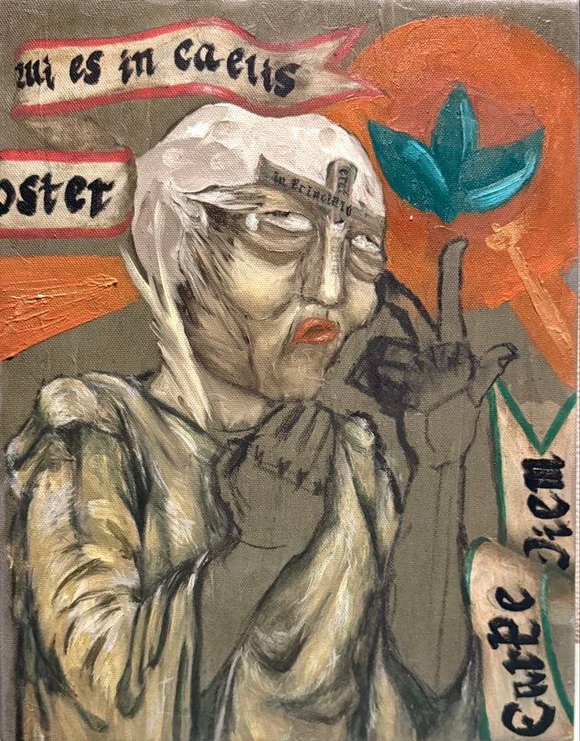 【ハッピーバレンタイン】聖バレンタインの肖像画【油絵】【優良対応心掛】【即日可】