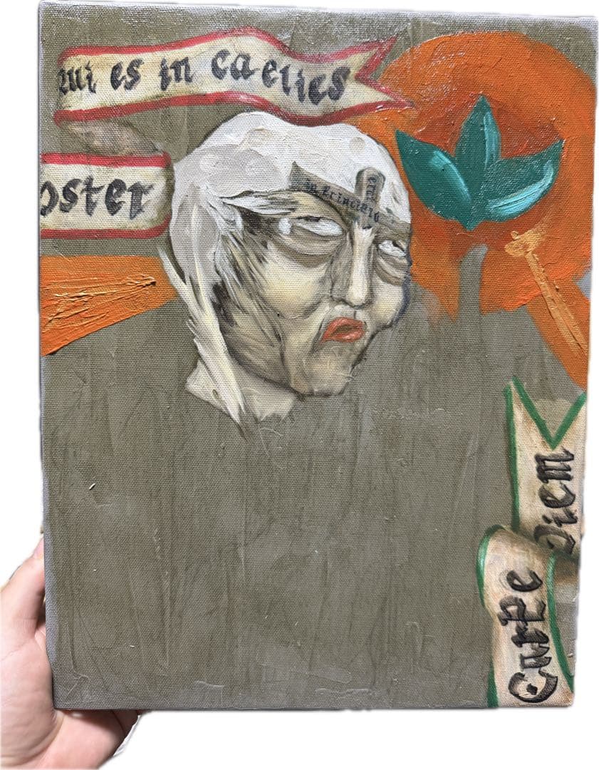 【ハッピーバレンタイン】聖バレンタインの肖像画【油絵】【優良対応心掛】【即日可】