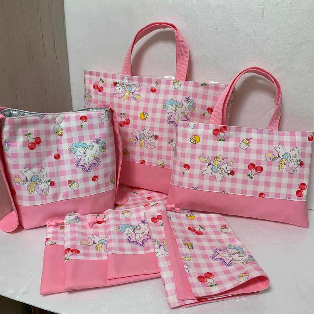 オーダー受付中　レッスンバッグ·上履袋　防災頭巾カバー　お弁当袋·体操着袋などに