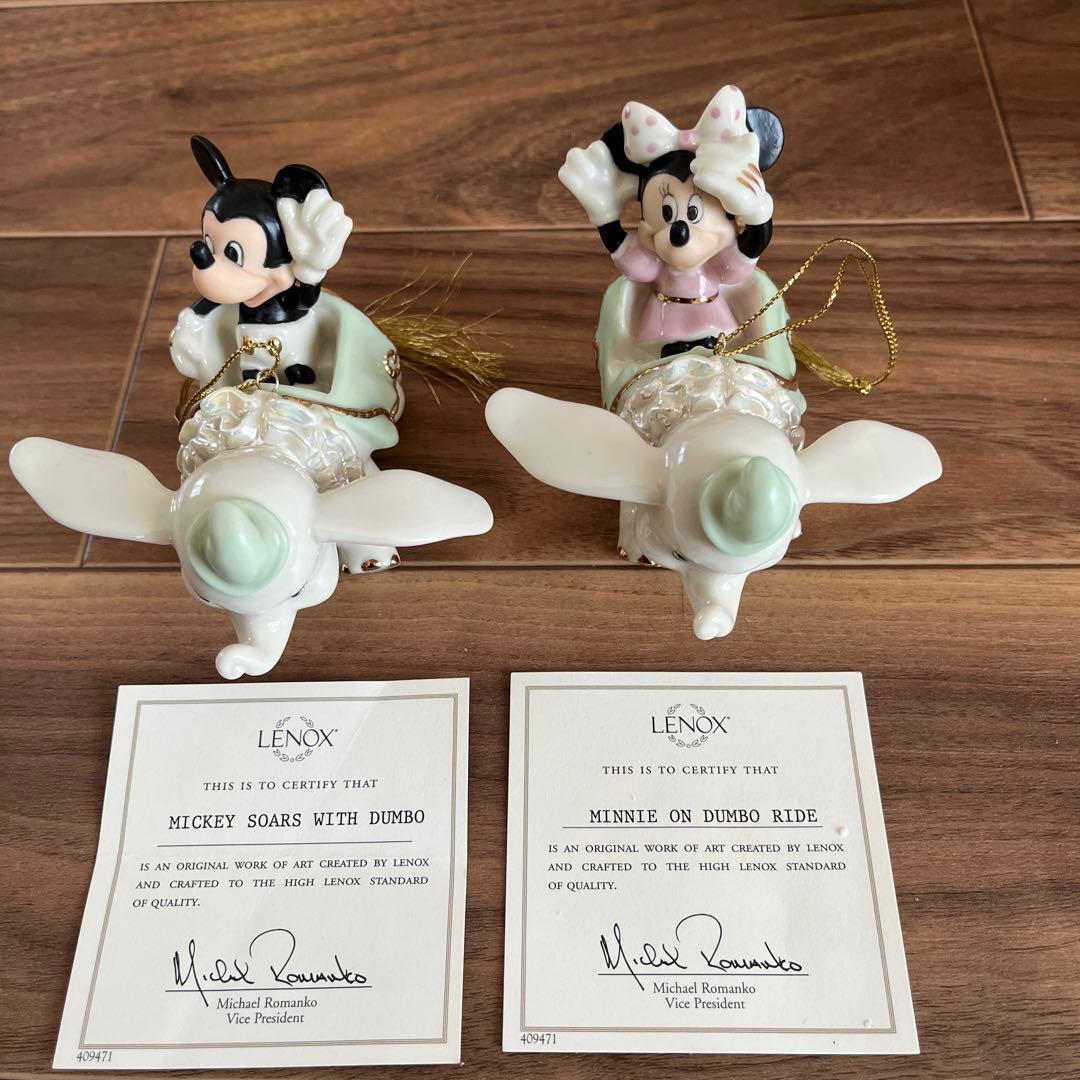 レノックス　Disney ミッキー＆ミニー　フィギュア