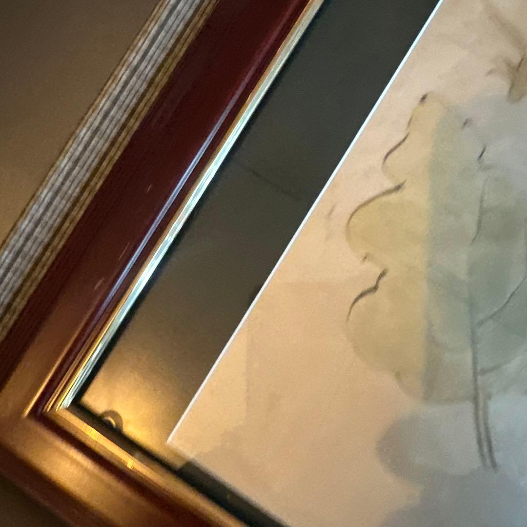 大幅お値下げ❣️古い日本画　スケッチ画　額絵　ヴィンテージ　土田麦僊？