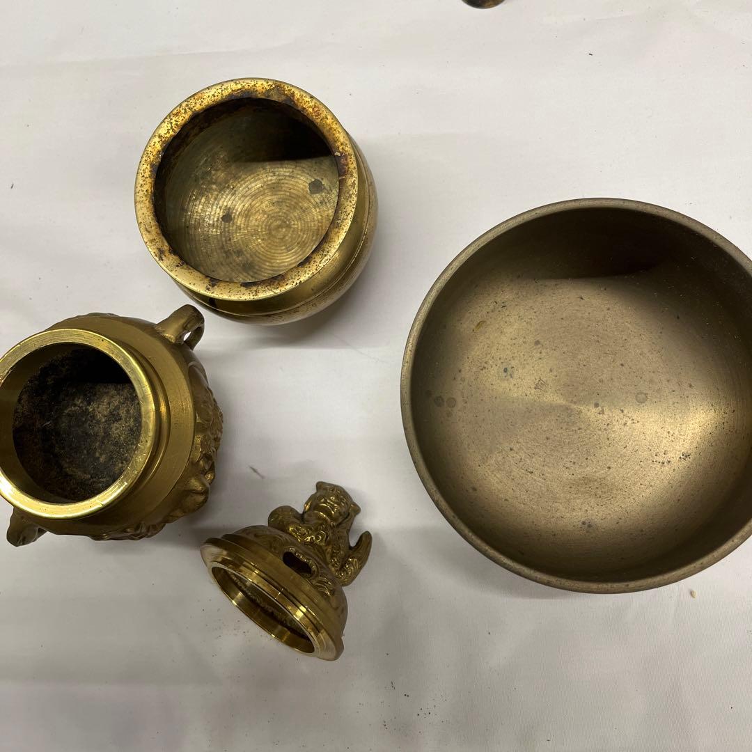 727-⑥ お仏壇 仏具 ろうそく立て 蝋燭立て おまとめ