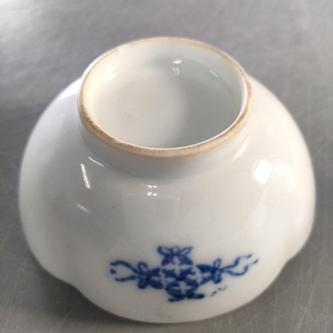 A1258-4/染付唐草文小鉢揃30客/銘々皿/向付/飾鉢/和食器/懐石道具/