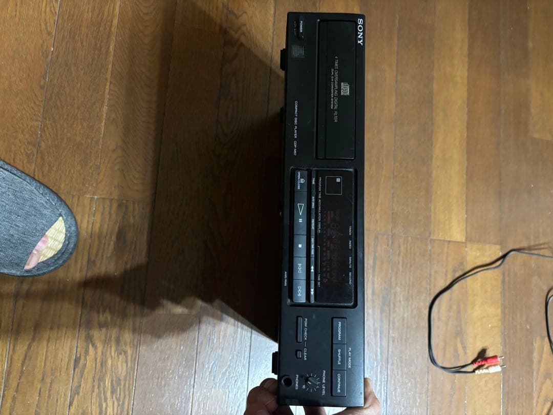 SONY コンパクトディスクプレーヤー　セット　ステレオ　スピーカー