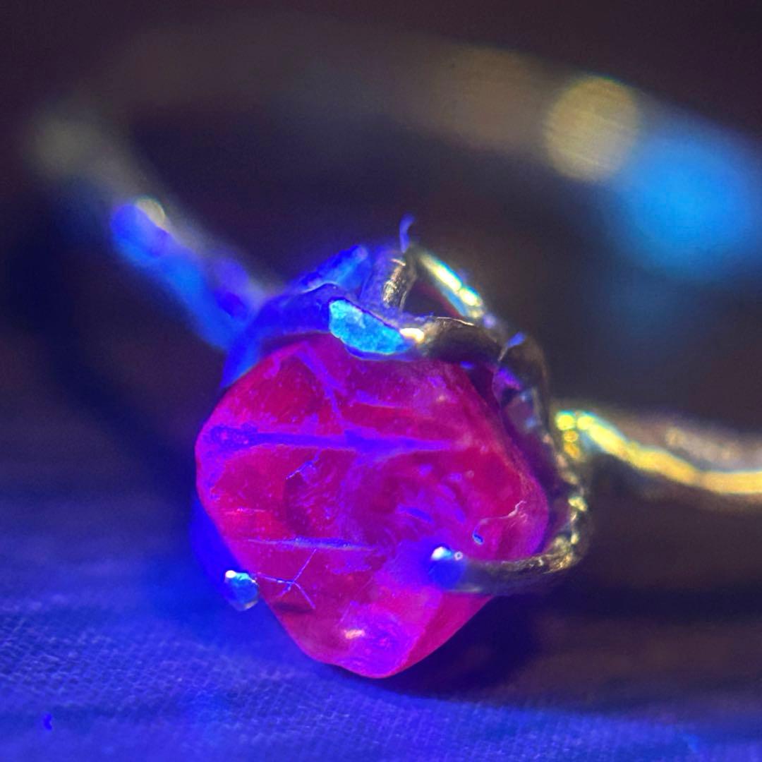 10金 レッドスピネル リング