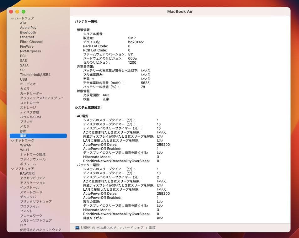 MacBook本体 Macbook Air A1466
