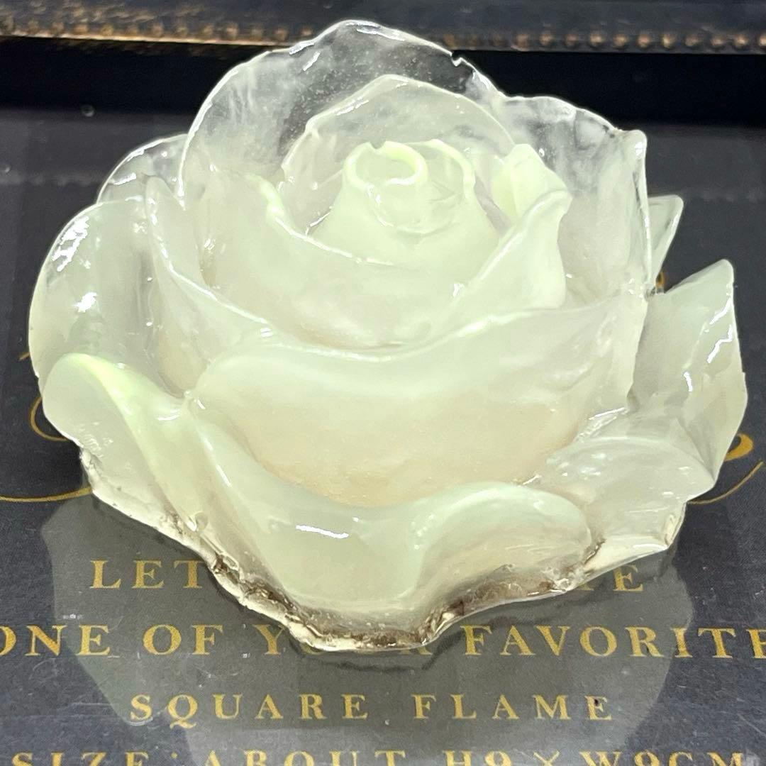 恐ろしく輝く薔薇のオルゴナイト【蓄光】