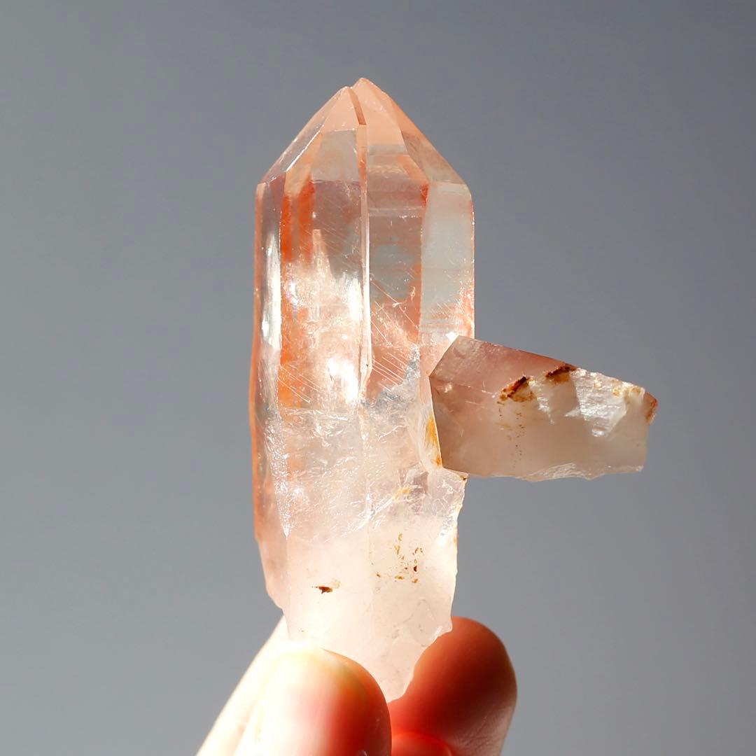 ソウルメイトツイン ディープピンクレムリアンシード 天然石 水晶 ツインレイ