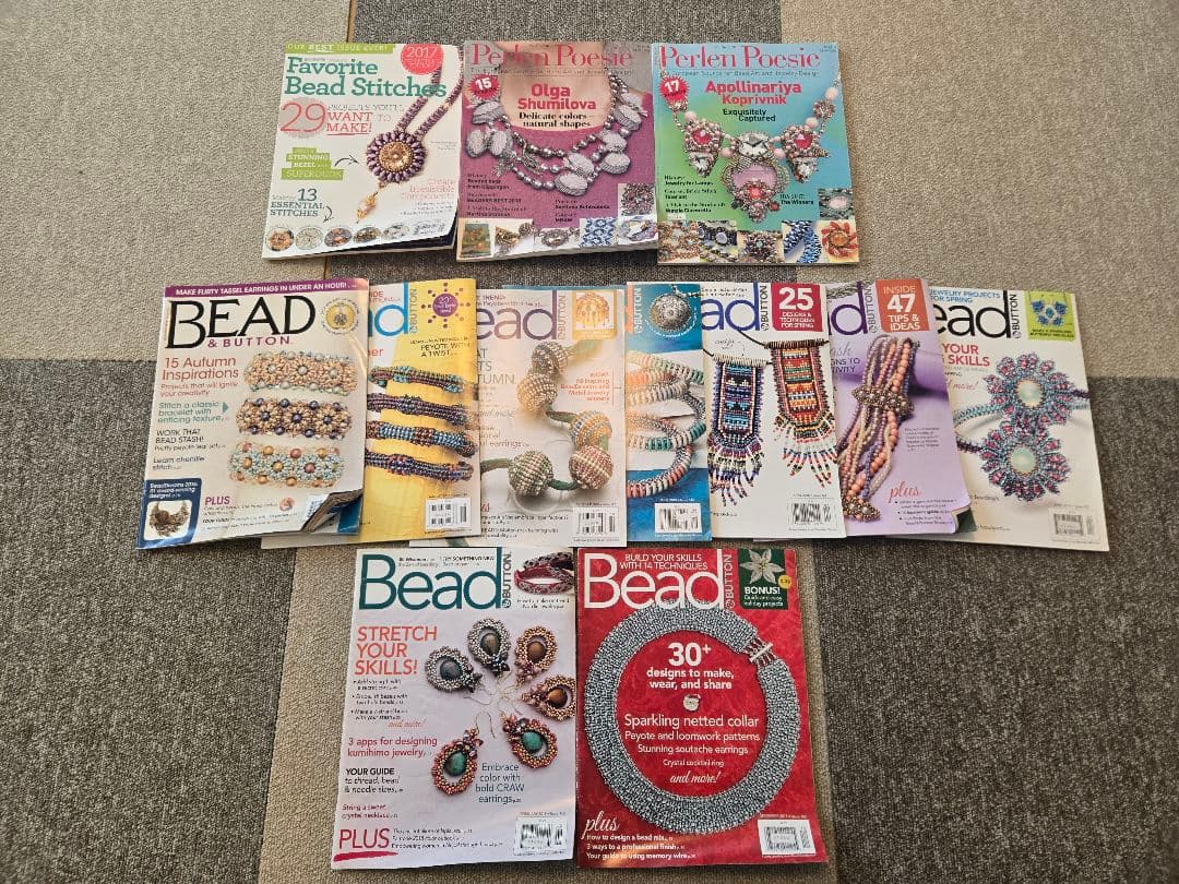 【ビーズ本】BEADWORK & Bead 雑誌セット(海外)