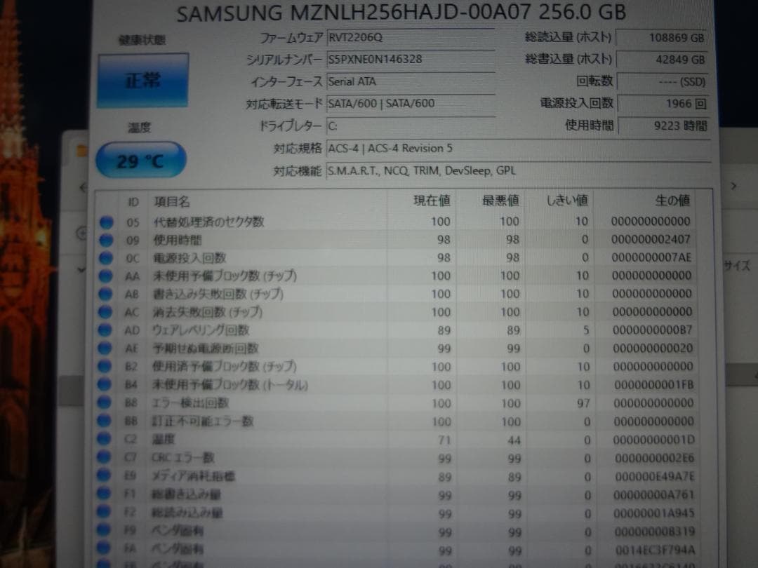 Let's note CF-RZ6 10インチ 高解像度 SSD256
