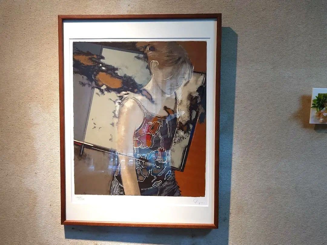 【真作保証、リトグラフ】柏本龍太、現代アート、直筆サイン入、✡美品✡、注目作家