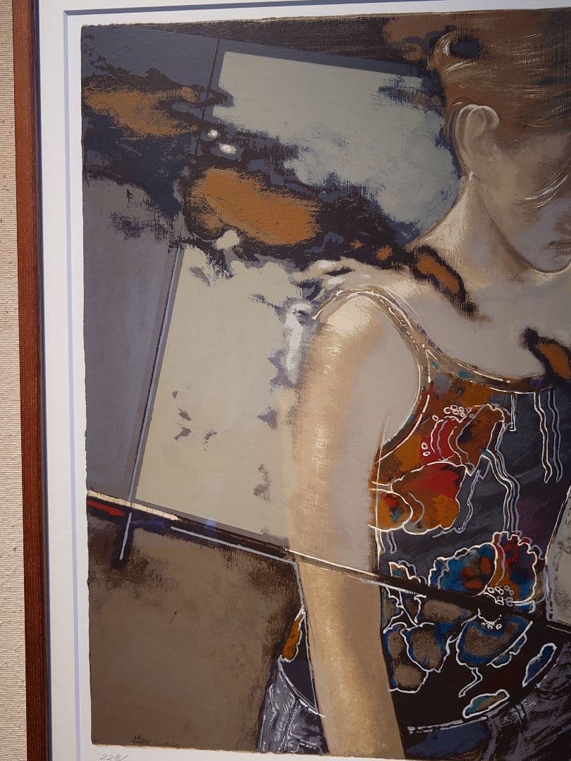 【真作保証、リトグラフ】柏本龍太、現代アート、直筆サイン入、✡美品✡、注目作家