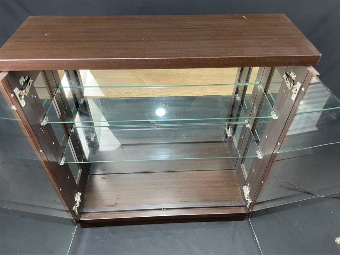 ライト付き コレクションボード 収納 ガラスケース 飾り棚 ショーケース