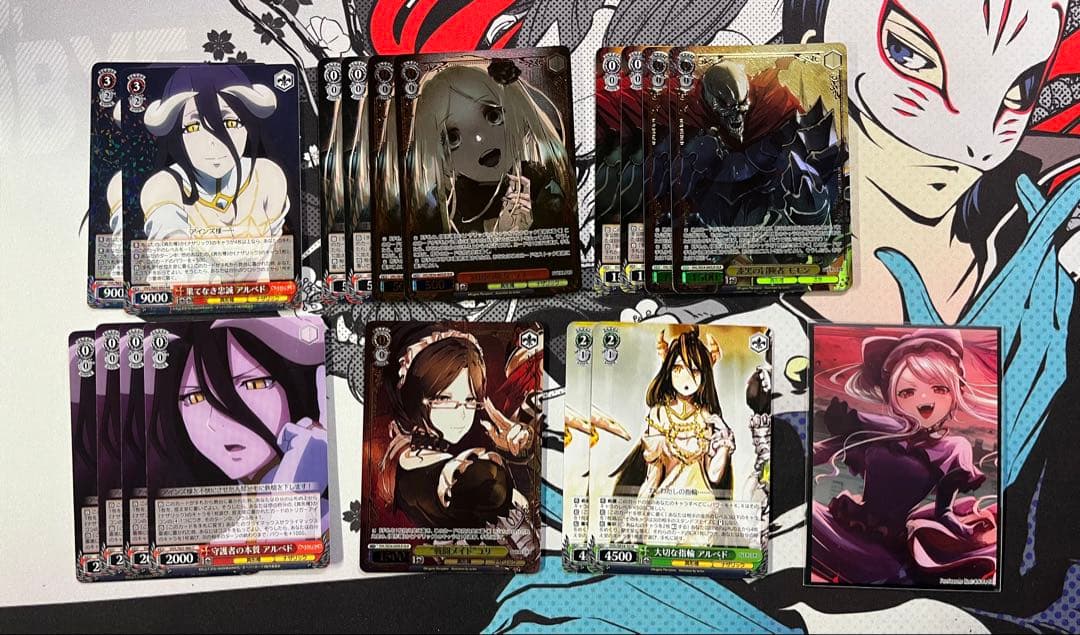 ヴァイスシュヴァルツ　オーバーロード　8電源　デッキ　おまけ付き