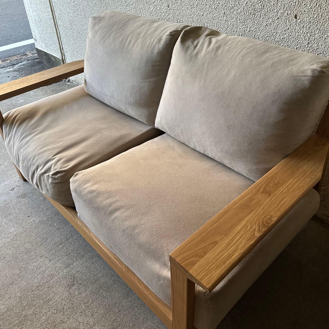 無印良品　2人掛けソファー